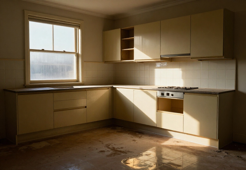 Clean and dry warehouse in Macquarie Park after restoration